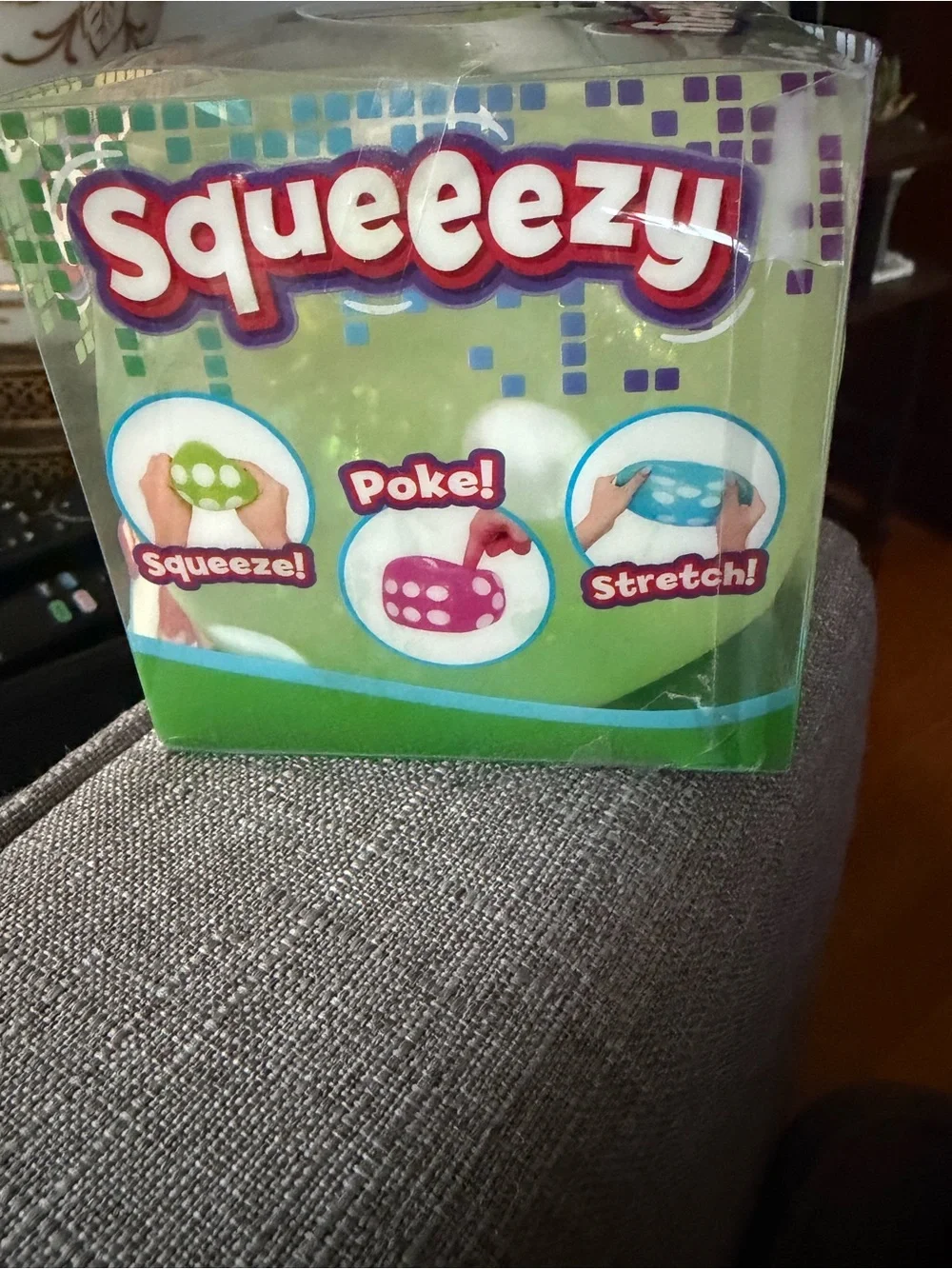 Dice Squeeezy green color